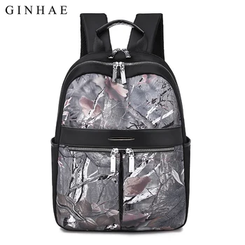 

Printing Women Backpack High Quality Large Capacity Travel Oxford Bags Shoulder School Bags For Teenage Girls Mochila Mujer 2019