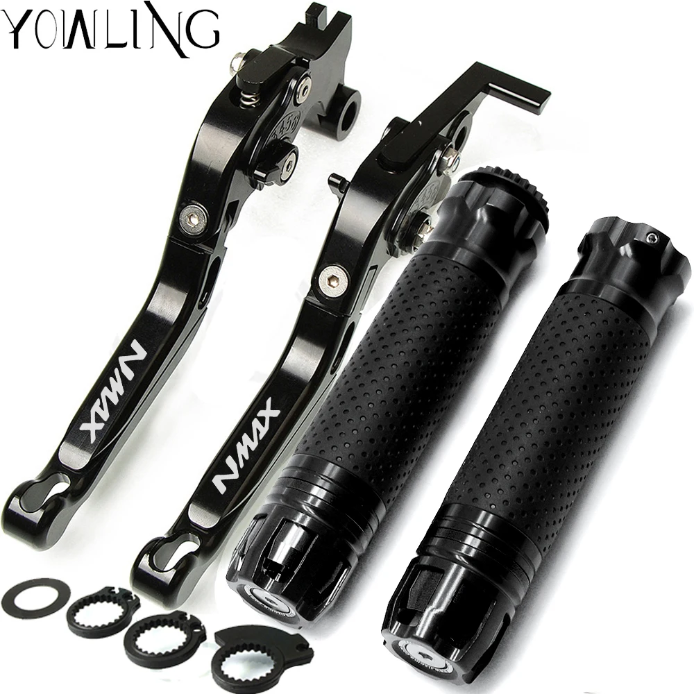 For YAMAHA N-MAX NMAX 155 125 NMAX155 NMAX125- Motorcycle CNC Brake Clutch Levers Handlebar grip Handle Hand Grips - Цвет: L style NMAX