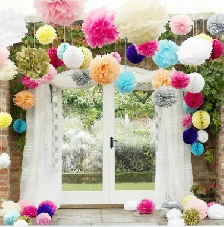 10pcs Set 8 Inch 20cm Tissue Paper Pom Poms Balls Tiffany Blue Wedding Decorations Royal Blue Wedding Decoration Flowers Wedding Decoration Flower Decorative Flowerspom Pom Balls Aliexpress