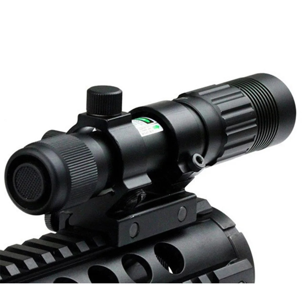  Tactical 5mW Green Laser Sight Focus Adjustable Green Laser Designator Hunting Laser Sight With 20m