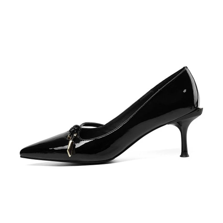 Mujeres Black Cuero Otoño Color Roma Zapatos En Tacón Primavera Boda Fino Alto Dama 2019 pink Rosa Estilo Mljuese Slip De Bombas BWwq5HH4