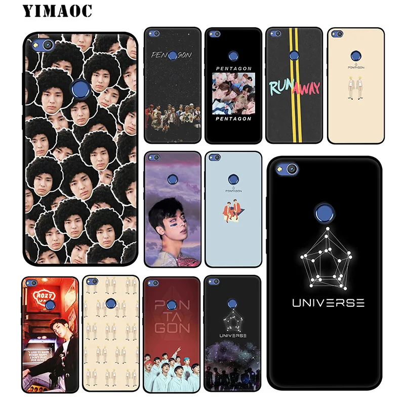 

YIMAOC Pentagon Yuto Kino Soft Case for Huawei Honor View 20 10 8X 8 8C 6A 7A 7X 7C Lite Pro Y9 Y7 Y6 Prime 2018 2017 Honor 20