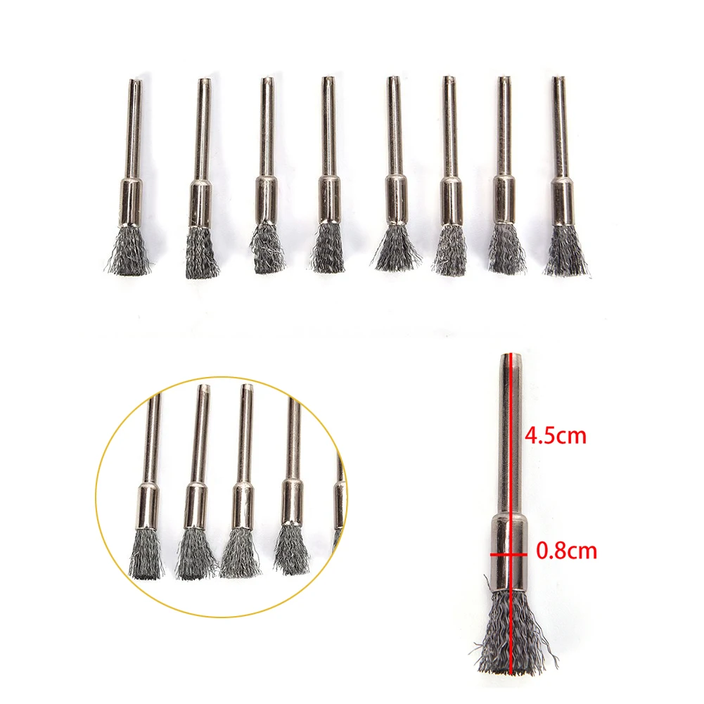15 Pcs/lot Per Pack Electric Grinding Wire Brush Steel Rotary Brush
