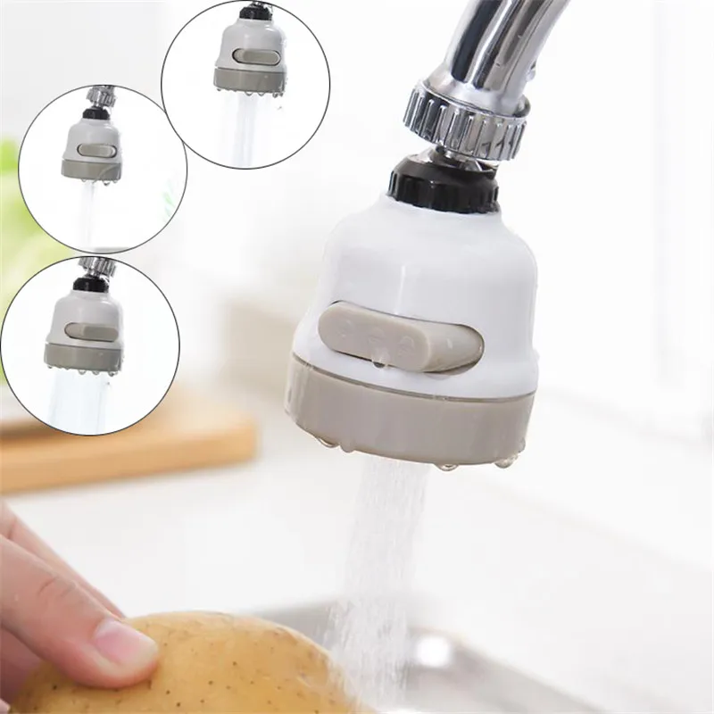 

IVYSHION 3 Mode 360 Rotatable Faucet Sprayer Adjustable Faucet Tap Water Saving Filter Spray Spout Head Home Garden Supplies