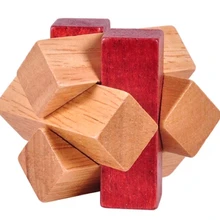 Традиционный деревянный узел головоломки игровые игрушки для взрослых детей