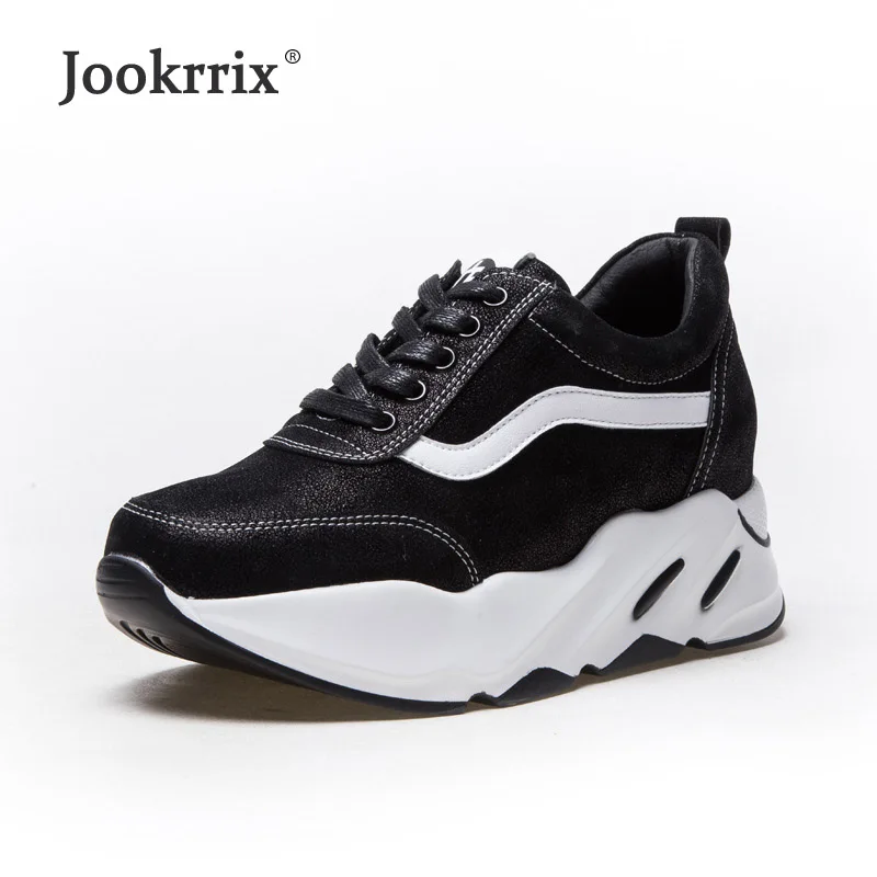 

Jookrrix 2018 New Platform Shoe Women Fashion Brand Sneaker Lady chaussure Breathable Autumn Female Casual footware All Match