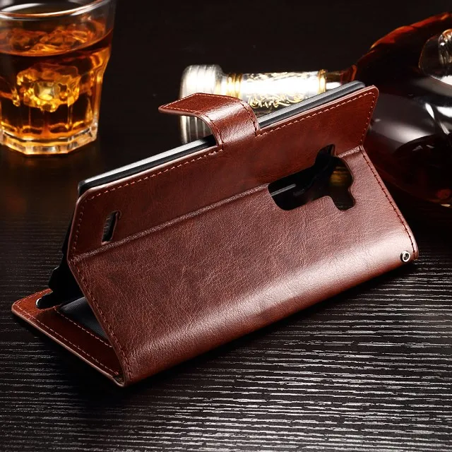 Vintage Wallet PU Leather Case for LG G4 STYLUS/ G4 S with Stand and Card Holder Phone Bag Luxury Flip Cover