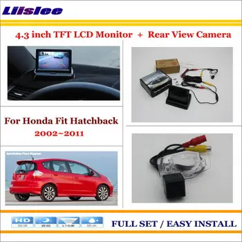 

Liislee For Honda Fit Hatchback 2002~2011 Back UP Reverse Camera + 4.3" Color LCD Monitor = 2 in 1 Rearview Parking System