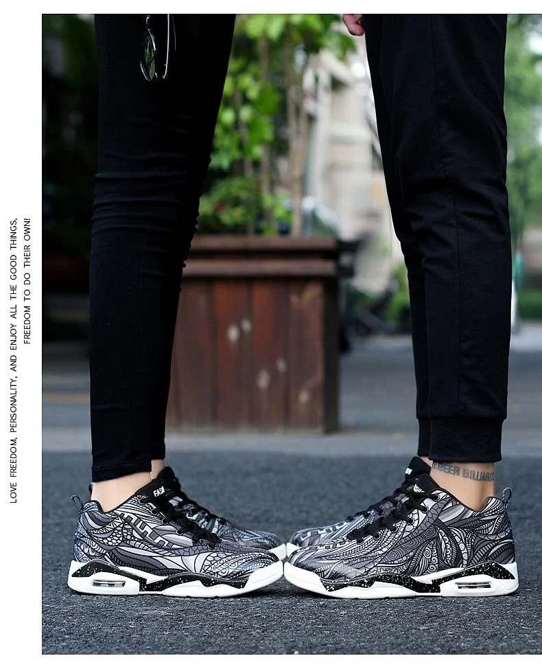 Прямая поставка; женские кроссовки на платформе; Дышащие Модные Повседневные ботильоны с рисунком граффити; кроссовки; XYZ165