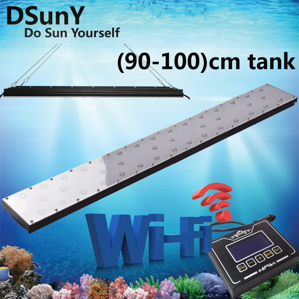 DSunY wifi remote led aquarium light for marine tank,freshwater tank,15