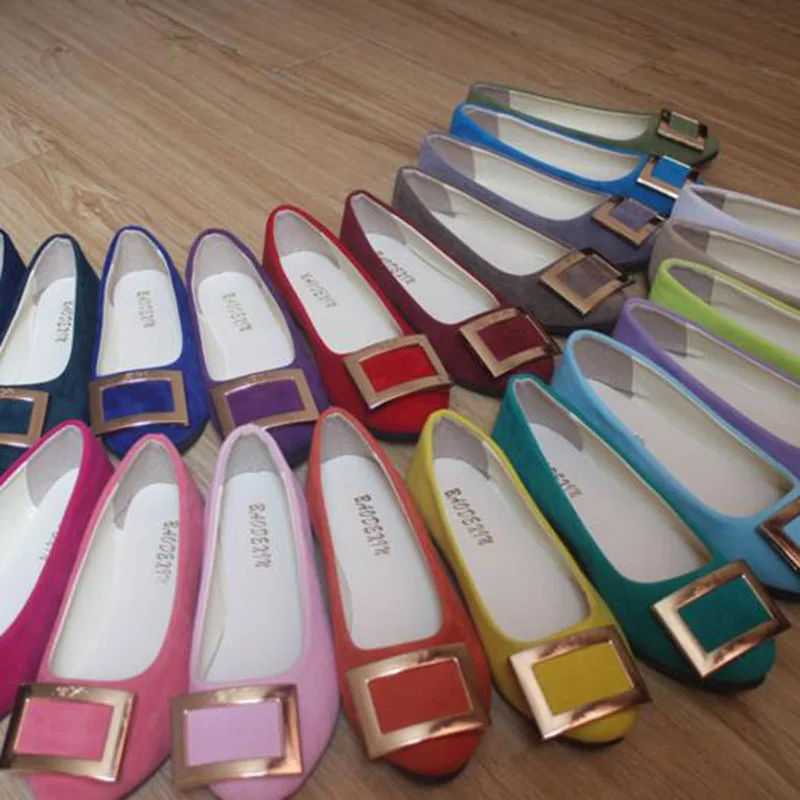 

Summer Women Fashion Casual Shallow Mouth Flock Leather Single Shoes Loafers,Pointed Toe Non-slip Slip-on Doug Shoes Flats