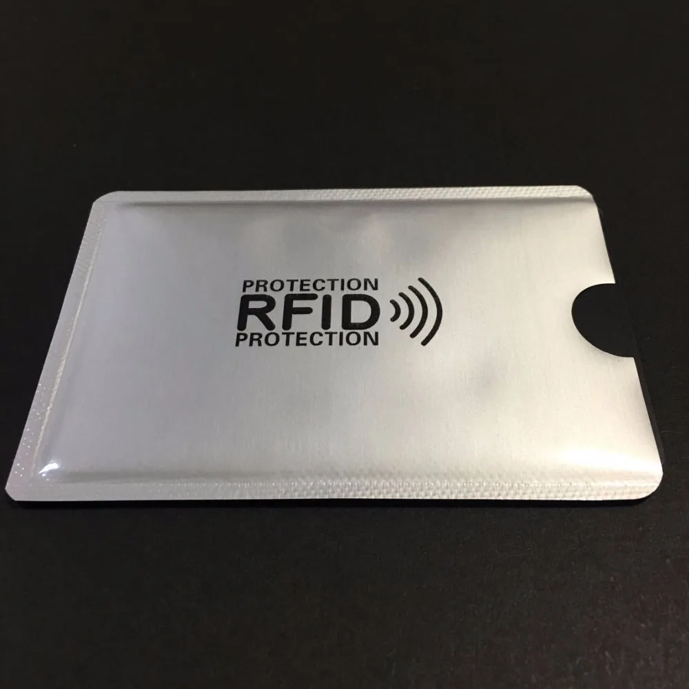 10 шт. анти-сканирующий RFID блокирующий рукав чехол для кредитной карты для обеспечения идентичности ATM дебетовый Бесконтактный ID протектор держатель