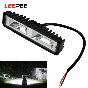 

LEEPEE 12-24V Offroad Working Light LED Headlights Spotlight For Auto Motorcycle Truck Boat Tractor Trailer 36W LED Work Light