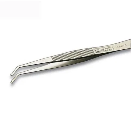

Imported SMD tweezers 32 bsa25 32 bsa 150 samb round head bending the neck 45 degrees 115 mm stainless steel non-magnetic acid t