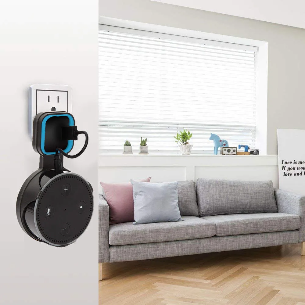 

Centechia New-Arrival Smart Home Home Automation Homekit Mini Outlet Wall Mount Stand Hanger Holder for Amazon Echo Dot 3rd