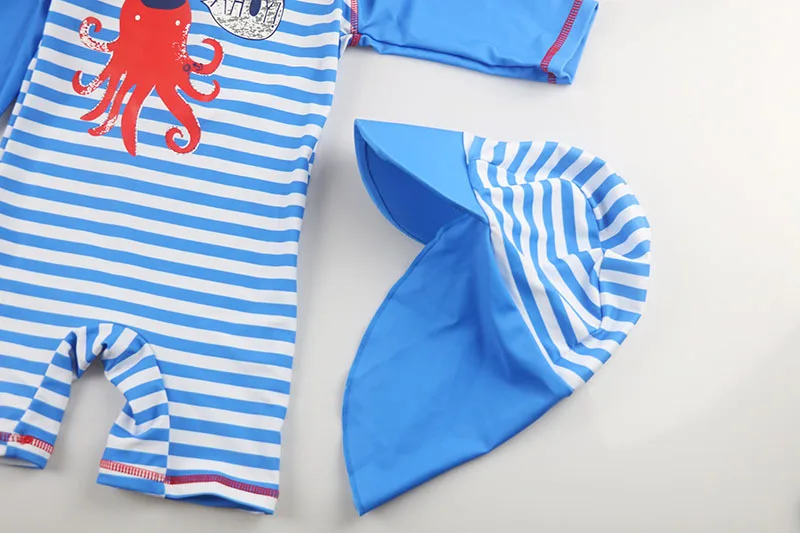 Комплект из 2 предметов, детский купальный костюм для маленьких мальчиков, полосатый солнцезащитный крем, Быстросохнущий купальный костюм для спа, Раздельный купальный костюм, пляжные шорты