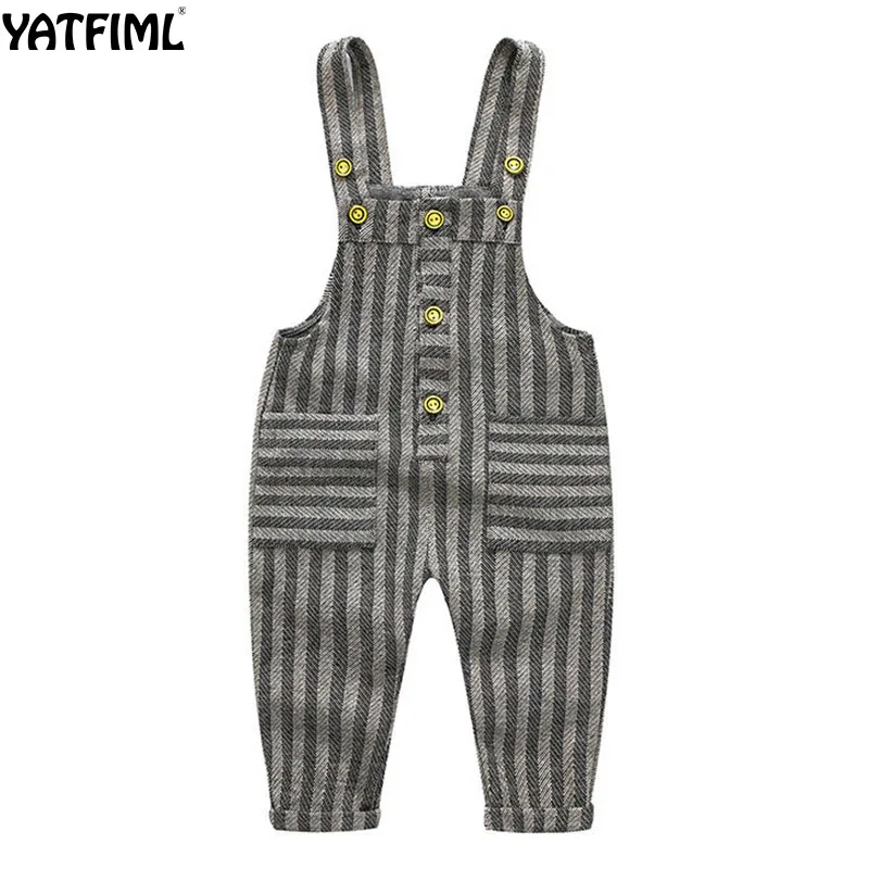 YATFIML/ хлопковый клетчатый детский комбинезон в полоску; весенне-осенняя одежда без рукавов для малышей; Ropmer; Одежда для новорожденных