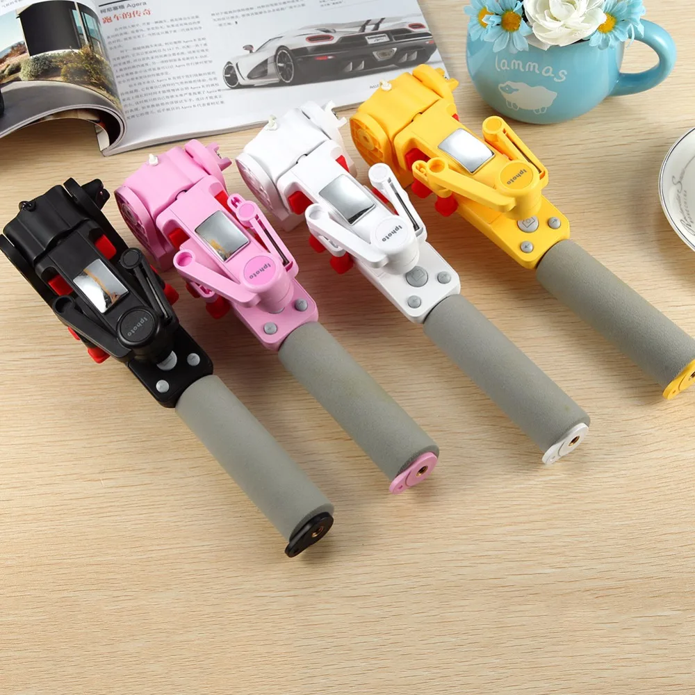 Online EastVita Tragbare IP666 360 Grad Smart Rotation Erweiterbar Selfie Stick Wireless Bluetooth 4,0 Fernbedienung Für Android IOS
