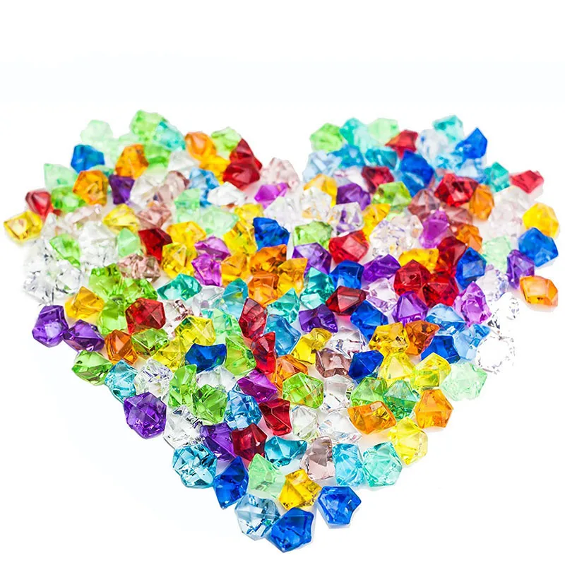 25Pcs/Lot Colorful Aquarium Decoration Fish Tank Artificial Acrylic Stone Simulation Vase Home Wedding Decor 18*25mm|Декорации| |