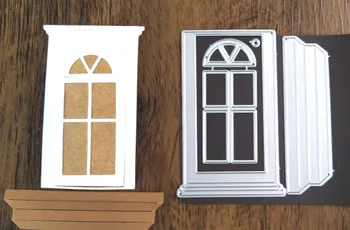 

European Style Door Dies Metal Cutting Dies Stencil for DIY Scrapbooking album Decorative Embossing Craft Dies Paper Cards Tool