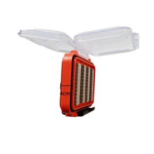 Водонепроницаемая пластиковая пенопластовая приманка для рыбалки крючок Ящик для хранения с двойной стороной Pesca