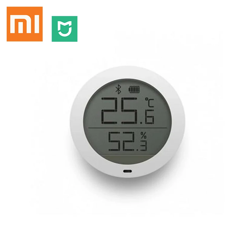 xiaomi mijia temperature and humidity monitoring electronic watch