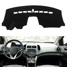 BBQ@FUKA Car Dashboard Cover Dashmat Dash Mat Pad Sun Shade Dash Board Cover Carpet Fit For 2012 2013 2014 2015+ SONIC AVEO