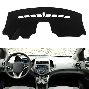 

BBQ@FUKA Car Dashboard Cover Dashmat Dash Mat Pad Sun Shade Dash Board Cover Carpet Fit For 2012 2013 2014 2015+ SONIC AVEO