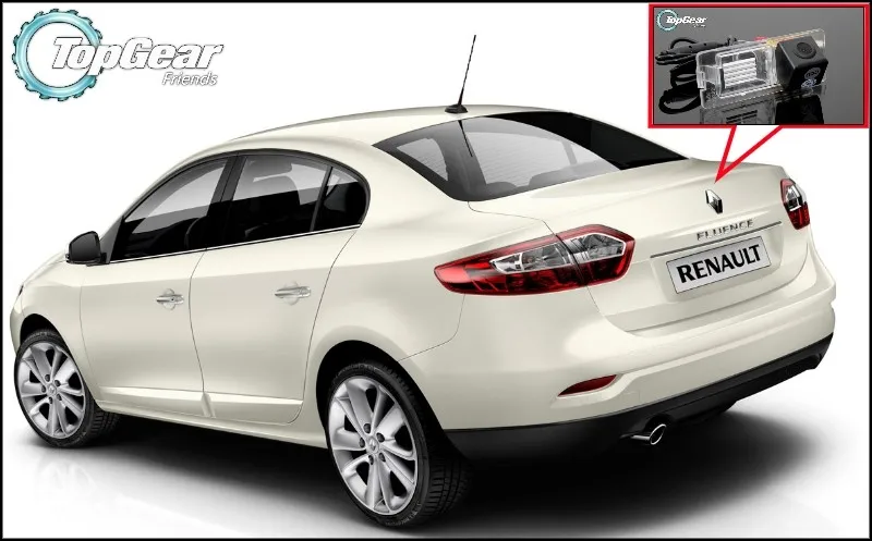 Car Camera For Renault Fluence High Quality Rear View Back Up Camera TopGear Friends Use  CCD + RCA