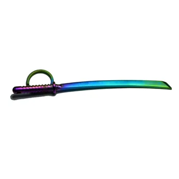 

New unique color 14mm/18mm Titanium Nail curved knife with ring for smoking accessories Water pipe glass Oil Rigs Vaporizer