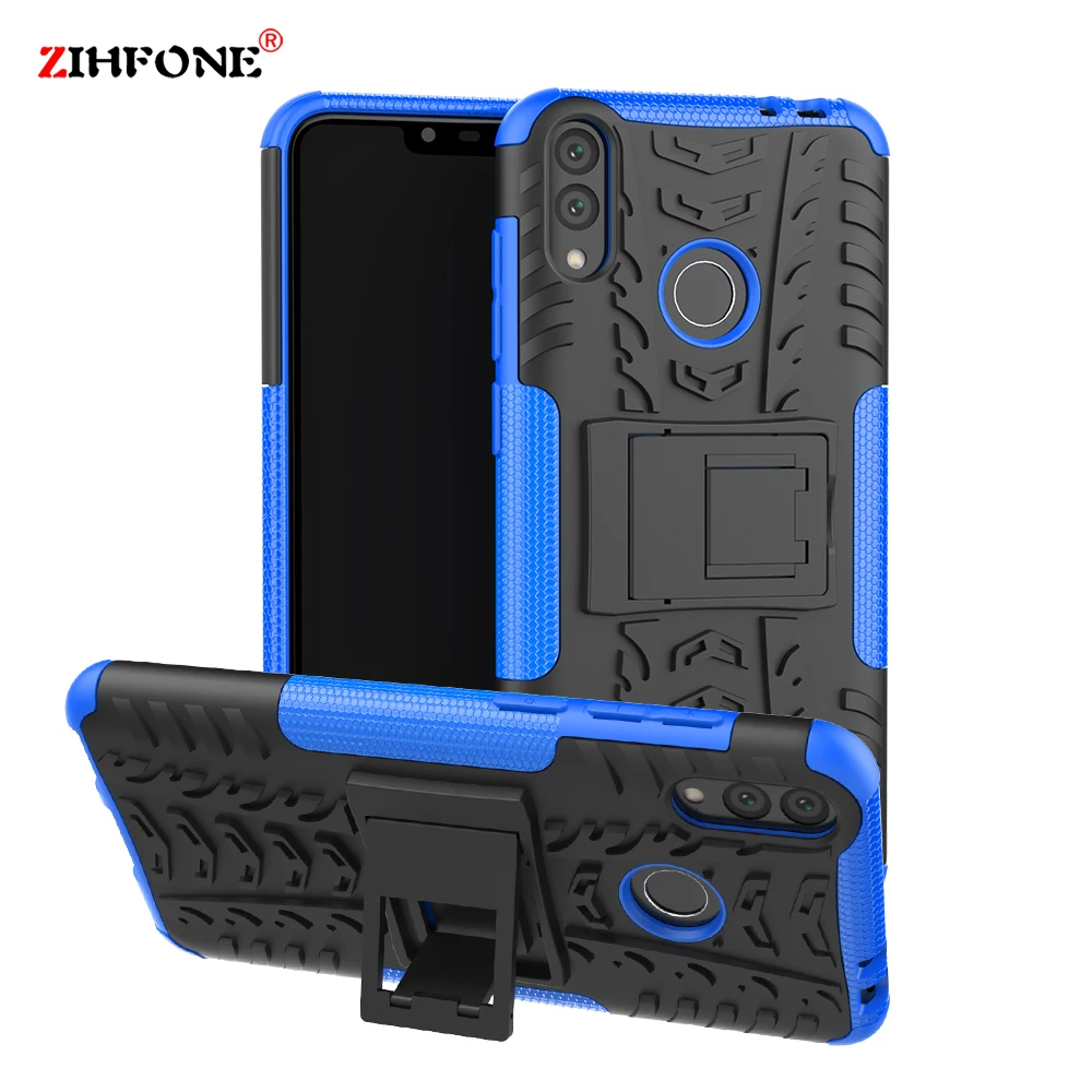 

Phone Cases for Huawei Honor 8C Cover Shockproof Armor Soft TPU Hybrid Hard Plastic PC Back Cover Coque On Honor 8X Cases Capa