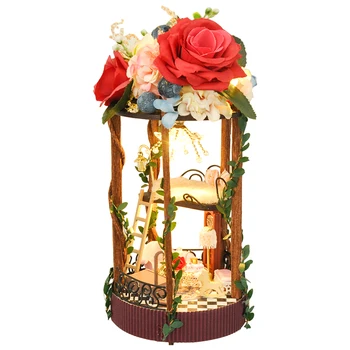 

Cutebee Doll House Furniture Miniature Dollhouse DIY Miniature House Room Box Theatre Toys for Children DIY Dollhouse TC5