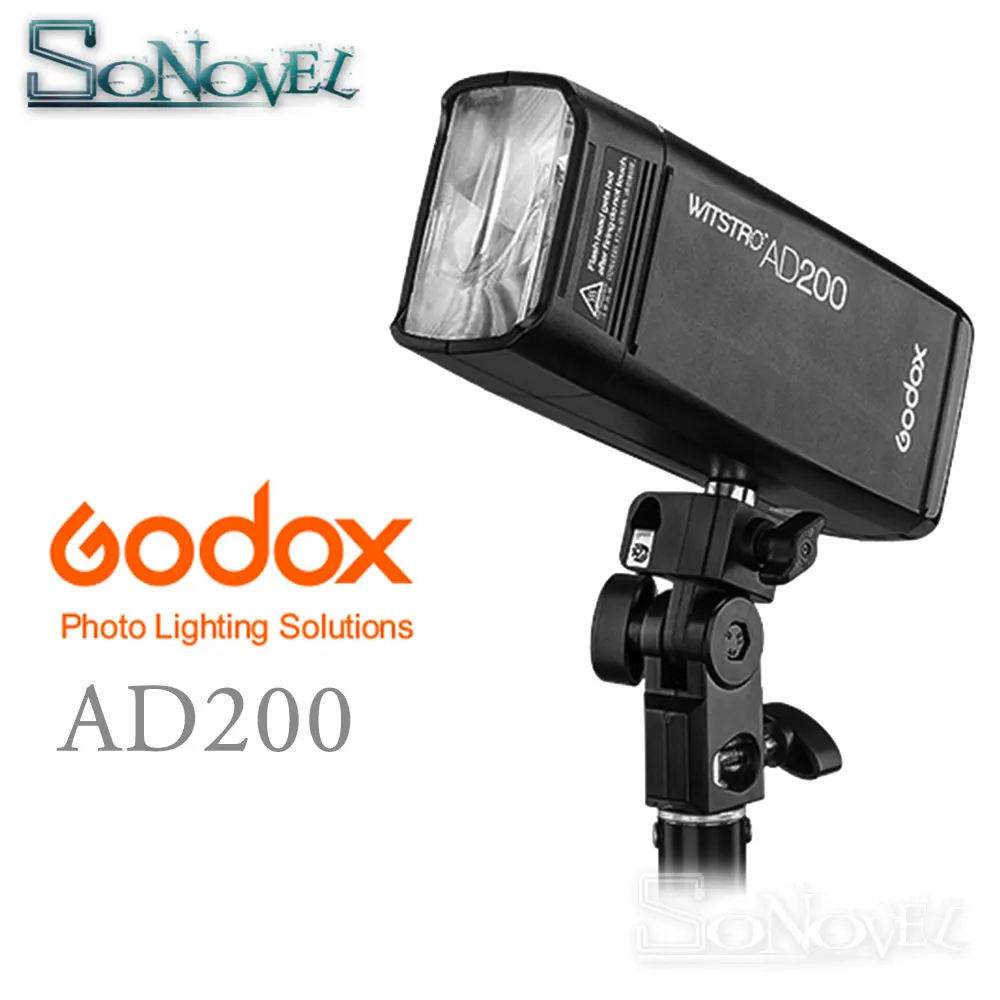 Вспышка Godox AD200 200Ws TTL GN60 HSS встроенный беспроводной передатчик 2 4G и Xpro C/N/F/S/O для Canon
