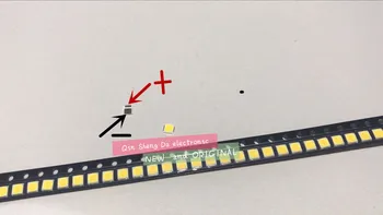 

LED SMD 3030 1.8W 6V naturally white 4000K-5000K double dual chip with zener diode