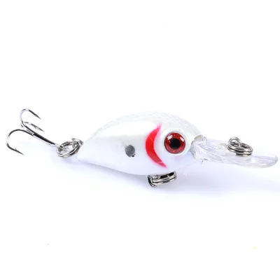 Rock Crank рыболовные снасти 5.2cm/3,8g приманка пластиковая жесткая приманка для спорта на открытом воздухе 3d бионические рыболовные принадлежности рыболовные снасть искусственные рукоятки для рыбалки приманки - Цвет: color-2