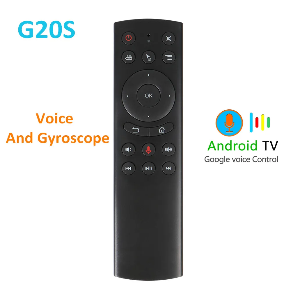 

G20S 2.4G Wireless Air Mouse Gyro Voice Control Motion Sensing Universal Mini Keyboard Remote Control For PC Android TV Box