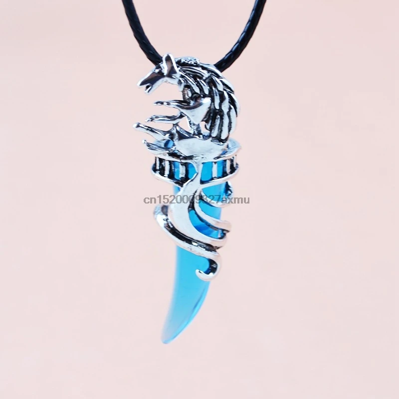 

100PCS Men's Stainless Wolf Tooth Venturer Pendant Chain Necklace Good