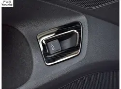 Из нержавеющей стали заднего багажник хвост коробка рамка для переключателей отделочный стикер покрытие автомобиля для укладки для 2016-2018