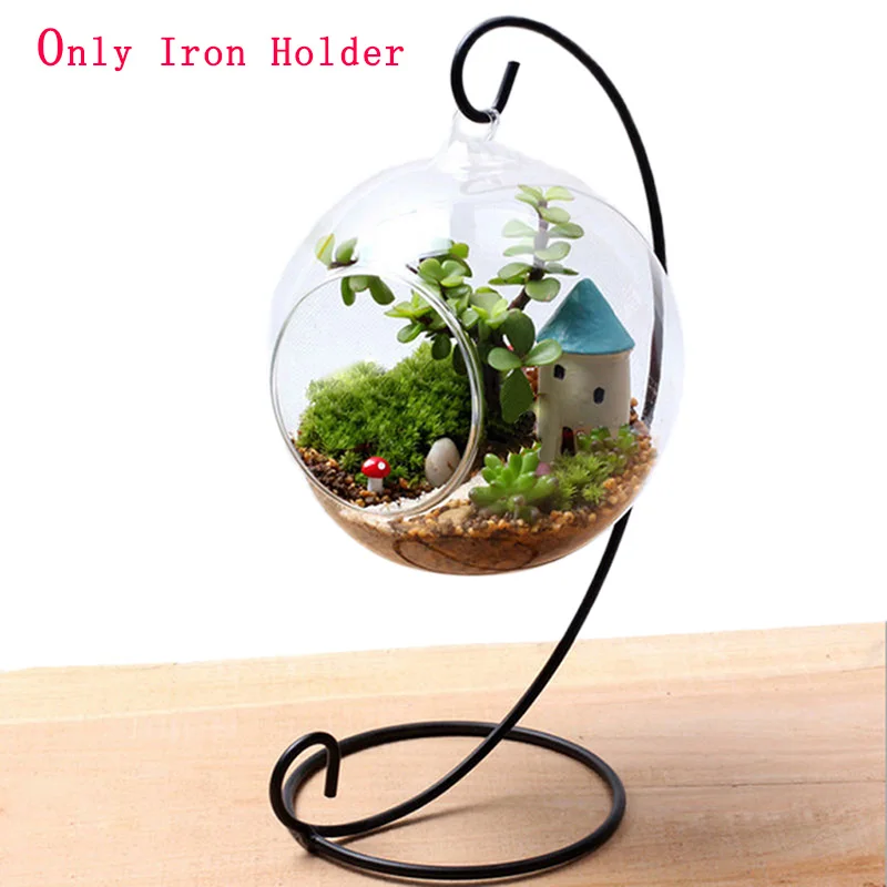 

Iron Hanging Candle Holder Black&White Table Ball Lantern Hanging Metal Candle Holder for Romantic Wedding Dinner Decor