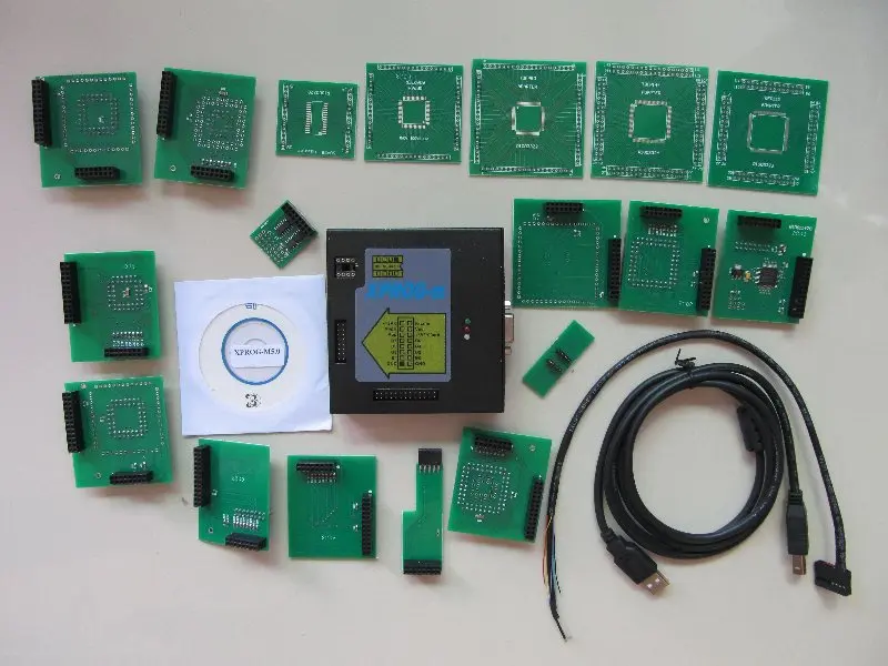 Xprog m 5 55 full xprog v5.55 ECU чип тюнинга программатор полный комплект с коробкой и