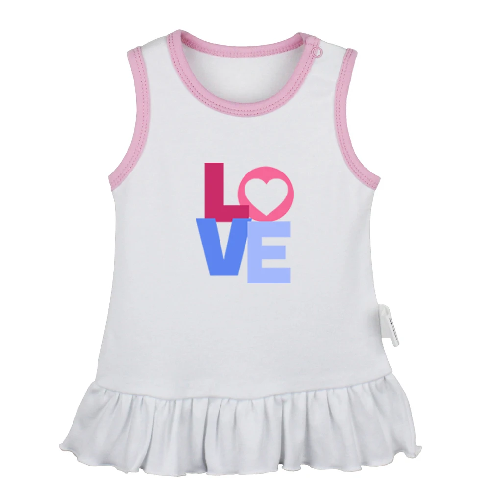 Платья для новорожденных девочек с надписью Dog MOM Love Heart Choose I платья без рукавов