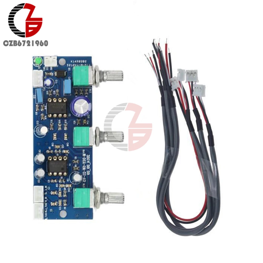 DC 12V 24V 22Hz 300Hz NE5532 Одиночная подача низкочастотная фильтрующая пластина сабвуфер 2