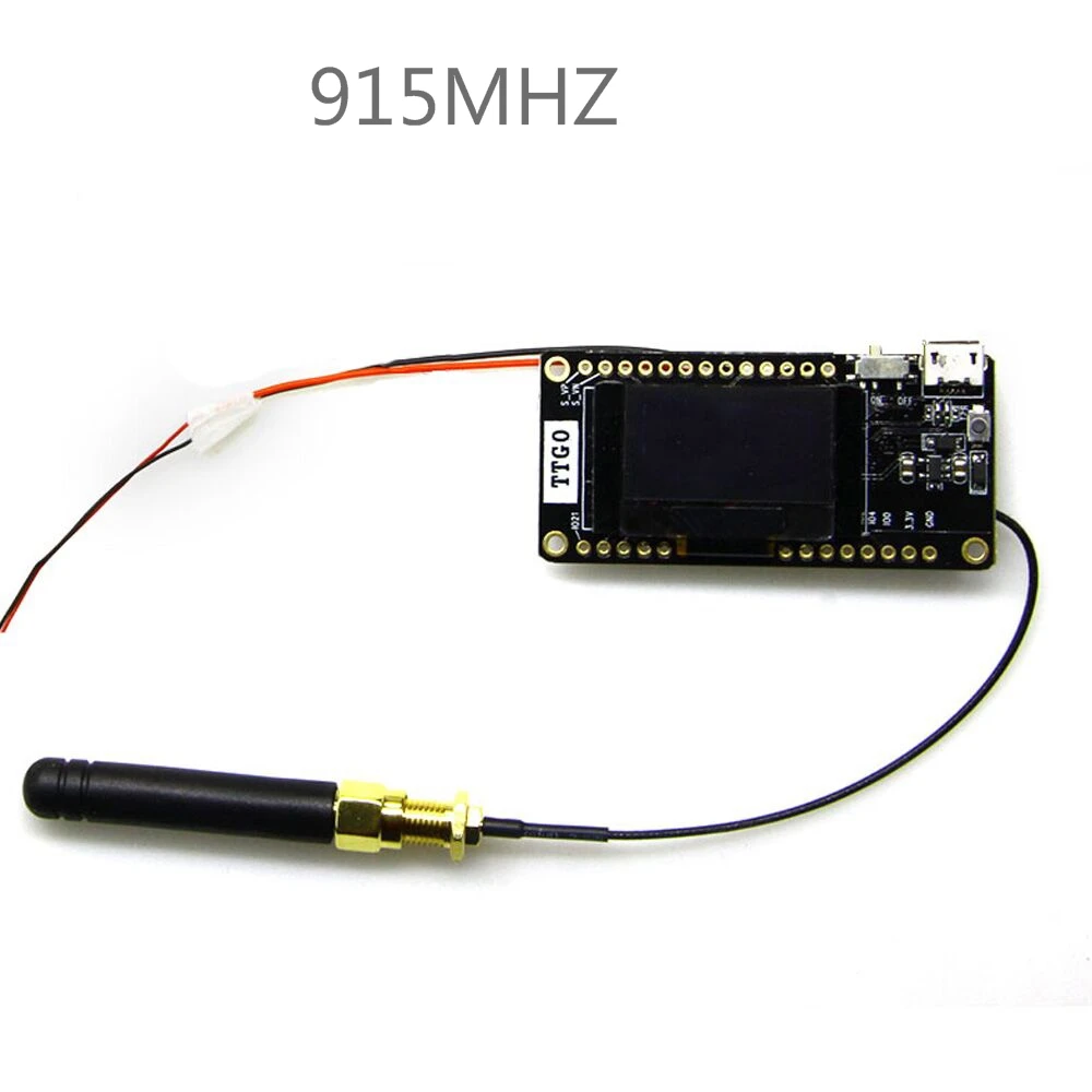 1 шт. TTGO LORA32 V2.0 433/868 МГц ESP32 LoRa OLED 0,96 дюймов синий дисплей sd-карта ESP-32 Wi-Fi модуль Bluetooth