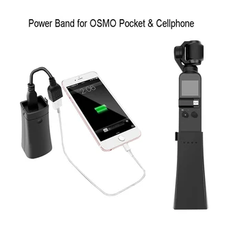

Smartphone Power Band Battery Charger for iPhone 8 7 6 Portable Holder Compatible for DJI OSMO Pocket