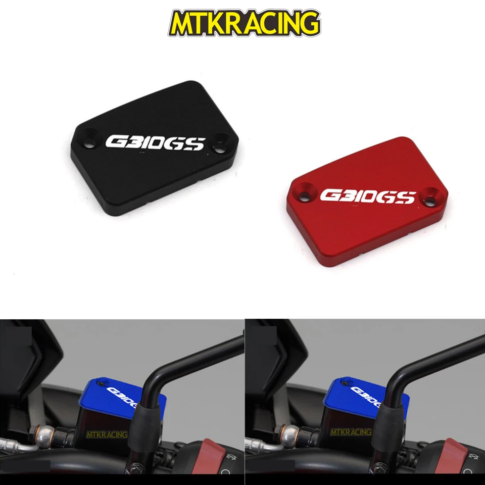 

MTKRACING FOR BMW G310GS G310 GS G 310 GS 2017-2018 CNC Aluminum Motorcycle Brake Fluid Fuel Reservoir Tank Cap Cover