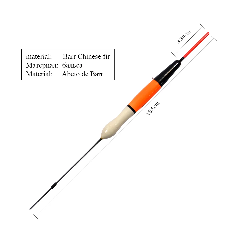 

FISH KING 1PC 3g Fishing Float Carp Fishing Accessories Vertical Buoy Flotador Dobbers Voor Vissen Flotteur de Peche Tackle