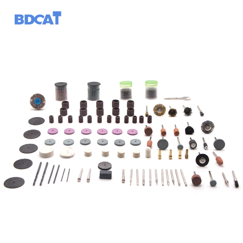 

BDCAT 168pcs Dremel Rotary Tool Bit Set Electric Rotary Tool Accessories for Grinding Polishing Cutting with 3.2mm Mandrel