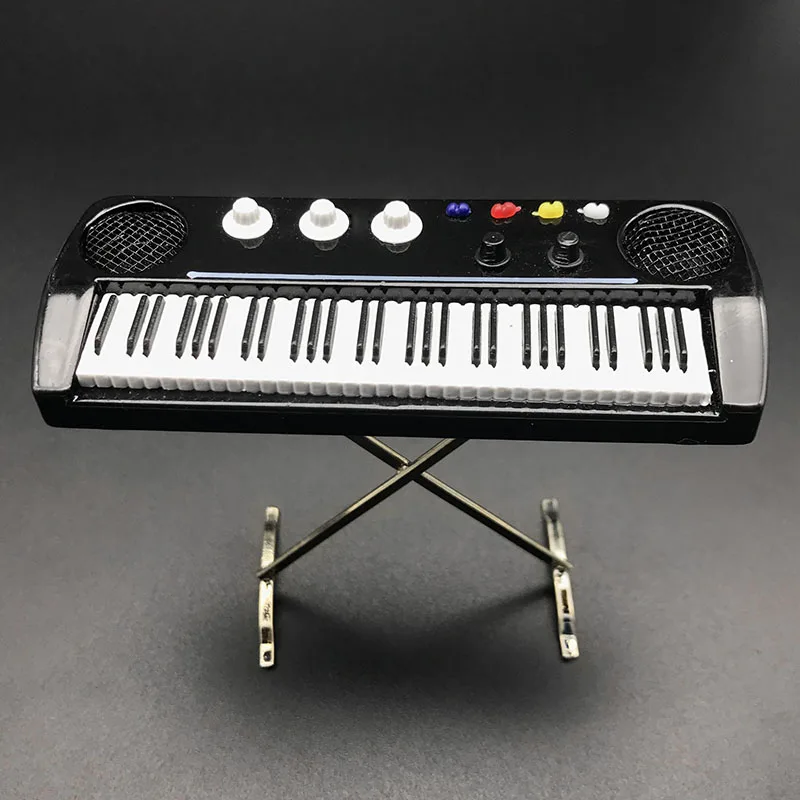 Мини электрическая клавиатура Миниатюрная модель электрическая пианино модель с Чехол Popurlar струны Дизайн Инструмента