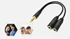 Headphone Splitter, 3.5mm Extension Cable Audio Stereo Y Splitter (Hi-Fi Sound), 3.5mm Male to 2 Ports 3.5mm Female spliter ► Photo 3/6