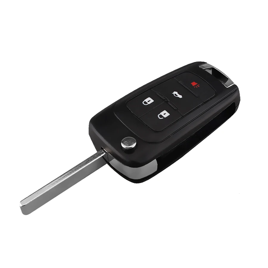 3 кнопки флип складной чехол для дистанционного ключа от машины для Chevrolet Cruze Aveo 2008- Fob Uncut Blade HU100 - Количество кнопок: 4 Кнопки